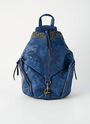 Sac à dos poches bleu FUCHSIA femme