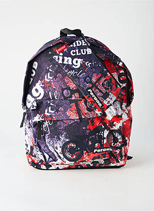 Sac à dos imprimé fantaisie rouge PERONA garçon