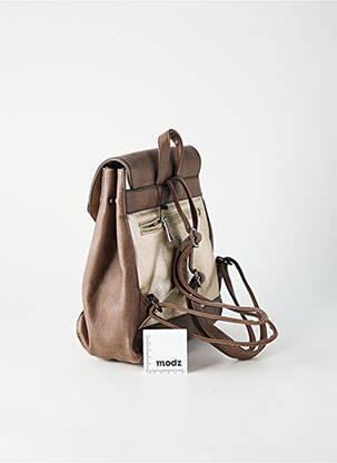 Sac à dos multipoches marron LES TROPEZIENNES femme