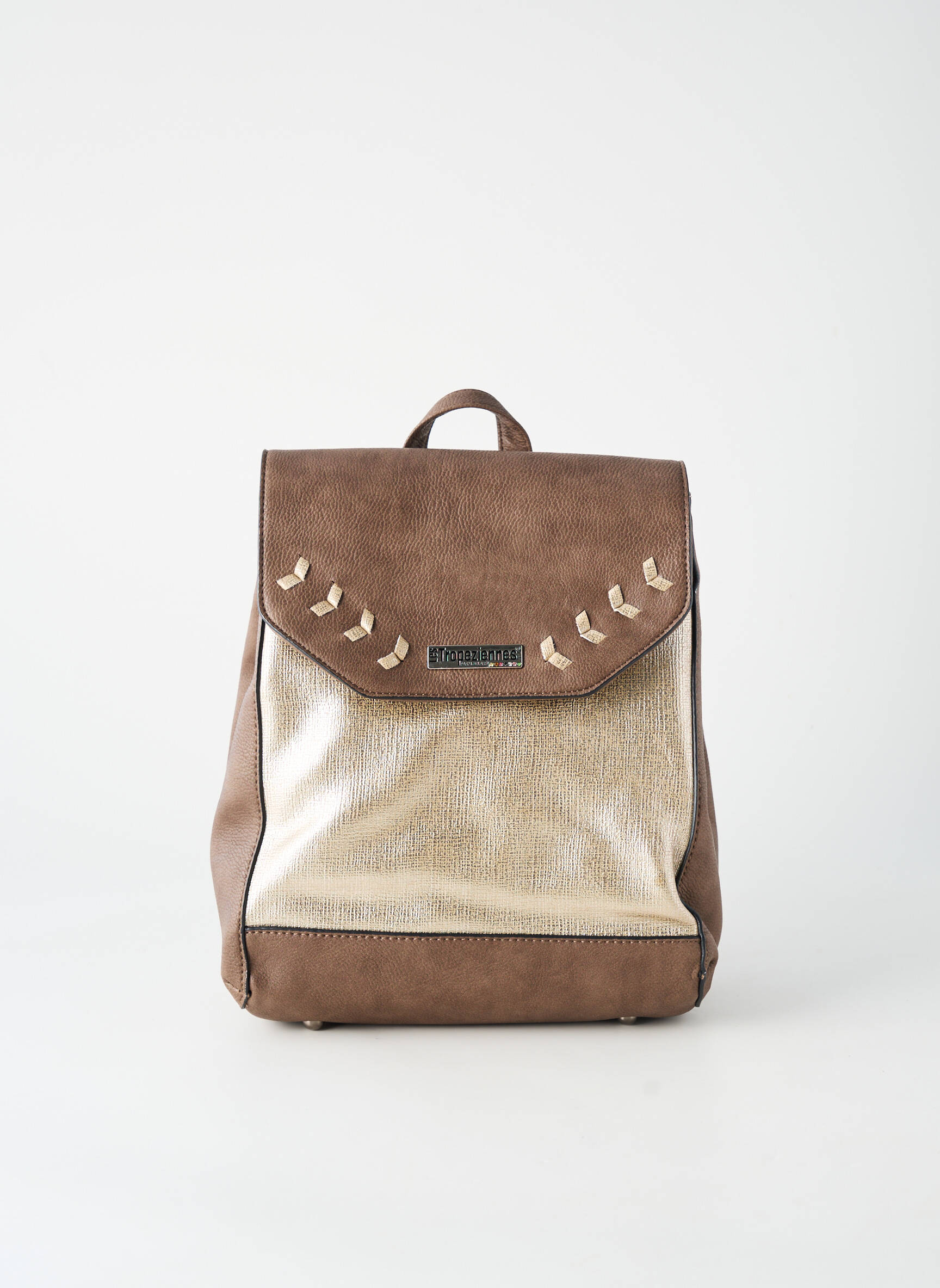 Sac à dos multipoches marron LES TROPEZIENNES femme