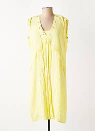 Robe mi-longue sans manche sans manche jaune MADO ET LES AUTRES femme