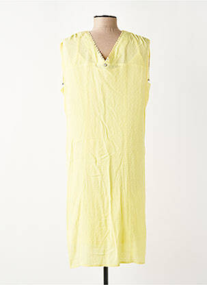Robe mi-longue sans manche sans manche jaune MADO ET LES AUTRES femme
