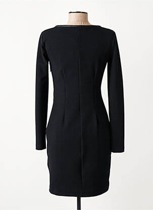 Robe courte manches longues manches longues noir CARLOPIK femme