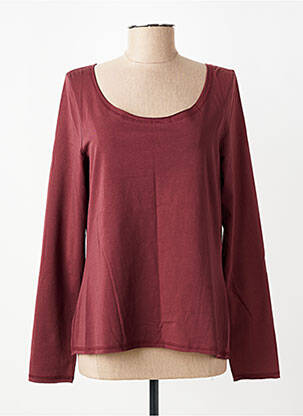 T-shirt manches longues manches longues rouge MUSTANG femme