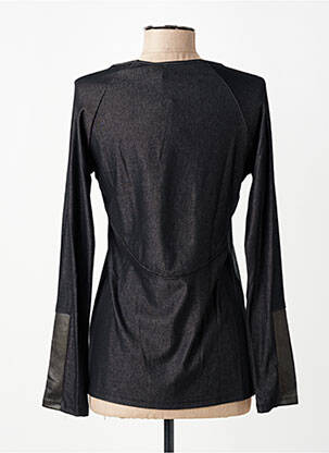 Top stretch manches longues noir FRED SABATIER femme