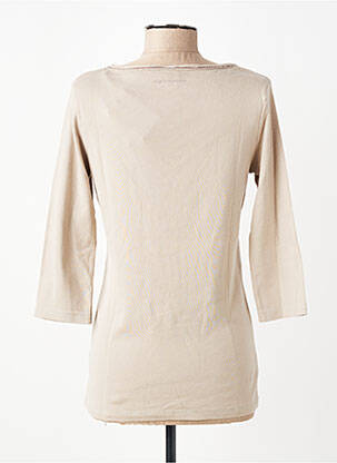 T-shirt manches 3/4 manches 3/4 beige DIPLODOCUS femme