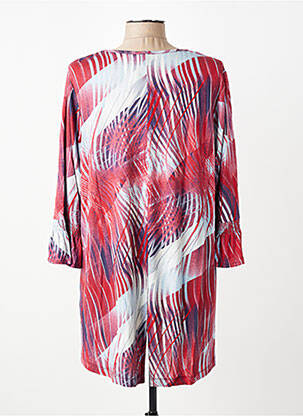 T-shirt manches 3/4 manches 3/4 rouge CISO femme