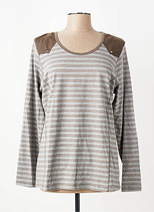 T-shirt manches longues manches longues gris JENSEN femme
