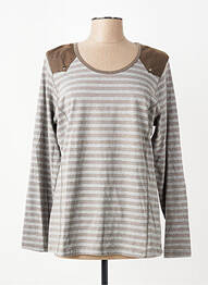 T-shirt manches longues manches longues gris JENSEN femme