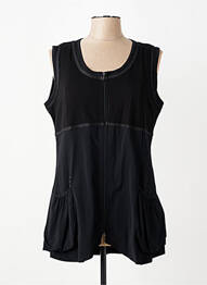 Gilet sans manche poches noir FRED SABATIER femme