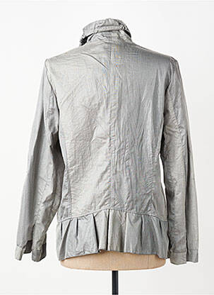 Veste chic manches longues gris POUSSIERE D'ETOLE femme