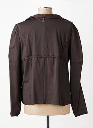 Veste casual poches marron FRED SABATIER femme