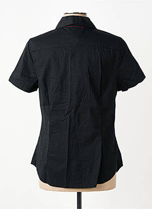 Chemisier manches courtes manches courtes noir MUSTANG femme