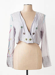 Boléro légère et transparente gris ALL BEAUTIFUL femme