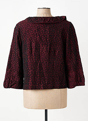 Veste chic fermeture boutonnée sur le devant rouge QUATTRO femme