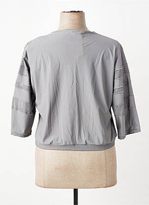 Veste casual coupe cintrée gris FRANCK ANNA femme