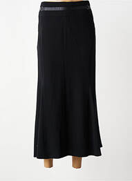 Jupe longue tissage crêpe noir STEILMANN femme