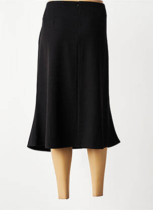 Jupe mi-longue taille normale noir QUATTRO femme