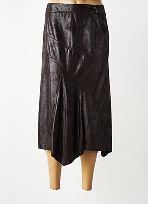 Jupe longue doublure marron GELCO femme