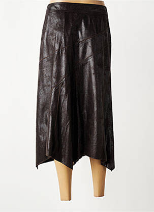 Jupe longue doublure marron GELCO femme