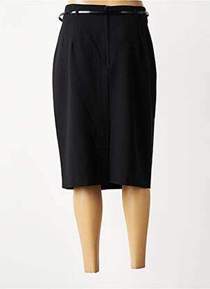 Jupe longue fermeture zippée au dos noir STEILMANN femme
