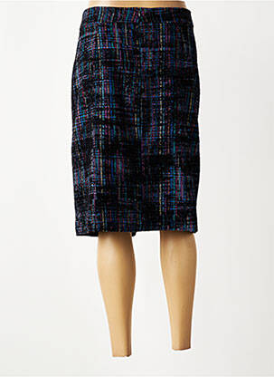 Jupe mi-longue taille à pinces noir CLAUDE DE SAIVRE femme
