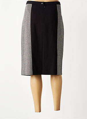 Jupe mi-longue taille à pinces noir PAUPORTÉ femme
