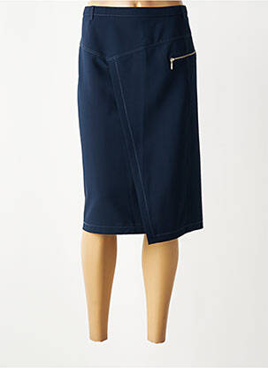 Jupe mi-longue stretch bleu PAUPORTÉ femme