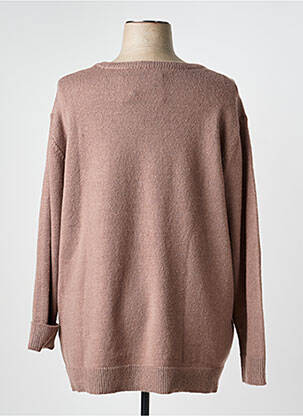 Pull stretch manches longues marron CISO femme