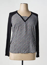 T-shirt manches longues manches longues noir WEINBERG femme