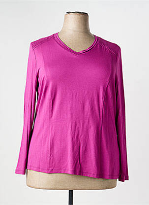 T-shirt manches longues manches longues rose PAUPORTÉ femme