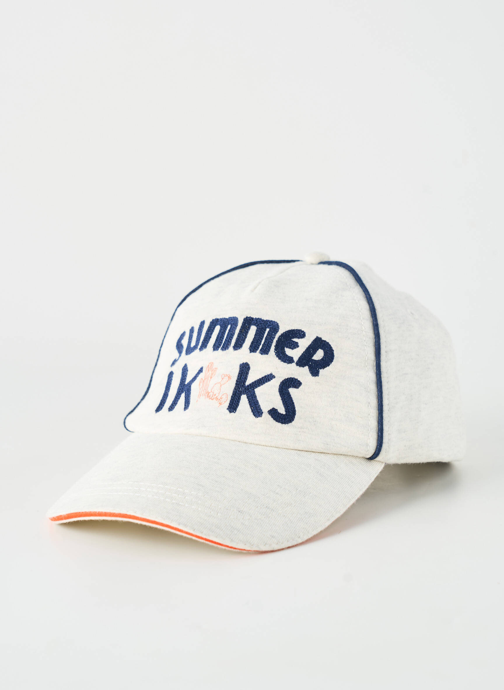 Casquette broderie gris IKKS garçon