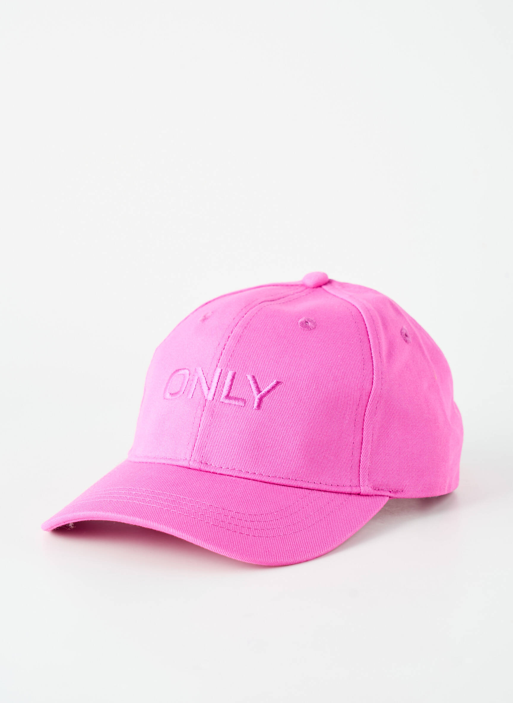 Casquette broderie violet ONLY femme