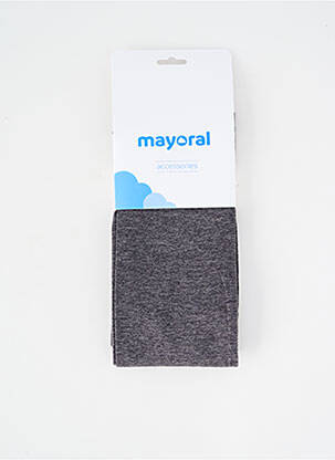 Collants tissage chiné gris MAYORAL fille
