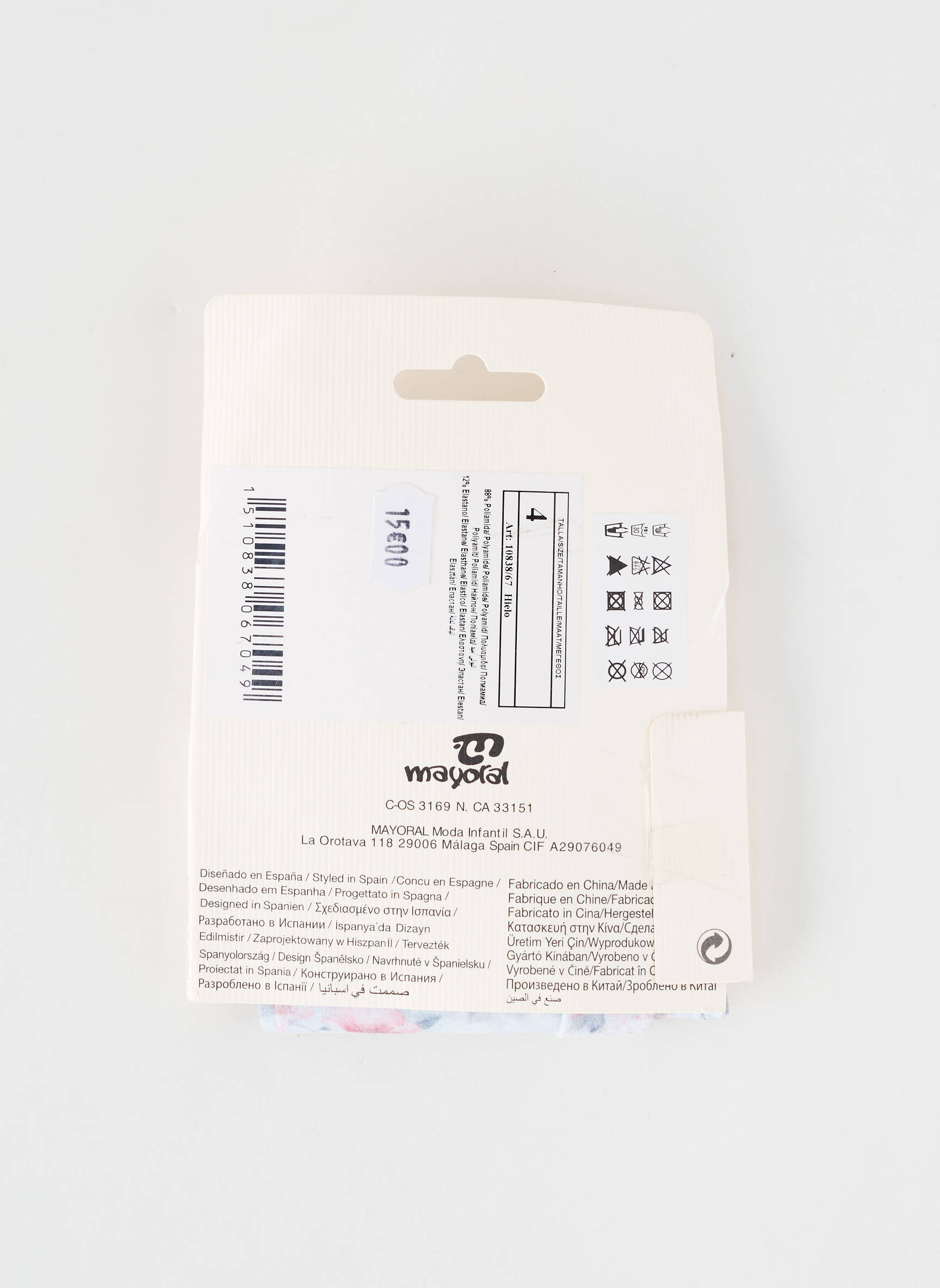 Collants stretch gris MAYORAL fille