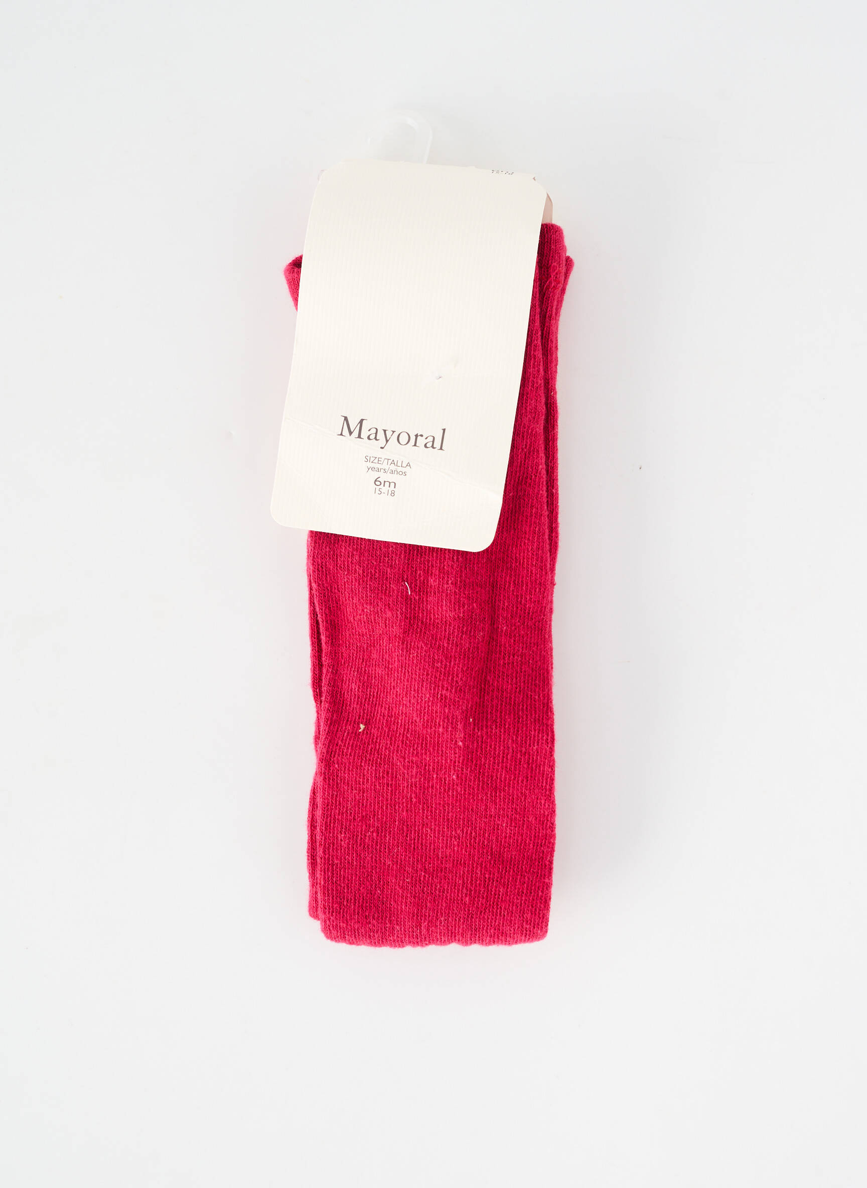 Collants tissage côtelé rose MAYORAL fille