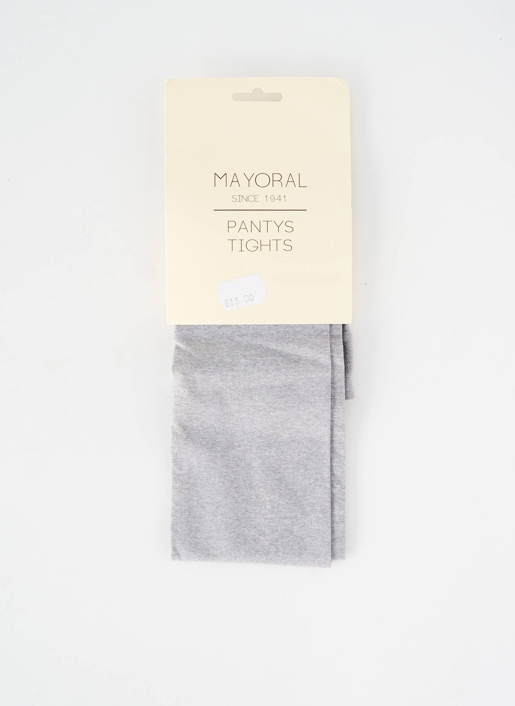 Collants tissage chiné gris MAYORAL fille