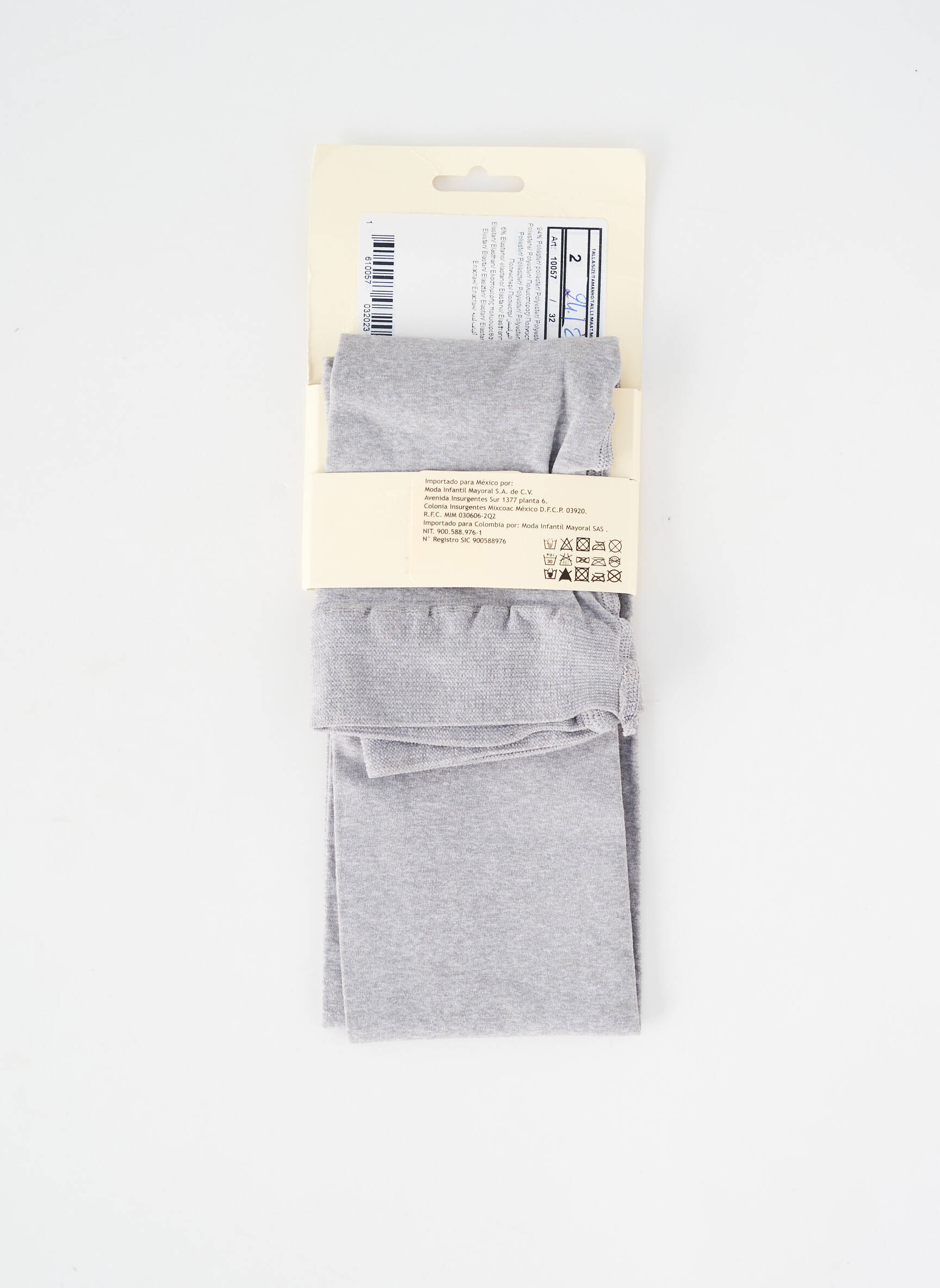 Collants tissage chiné gris MAYORAL fille