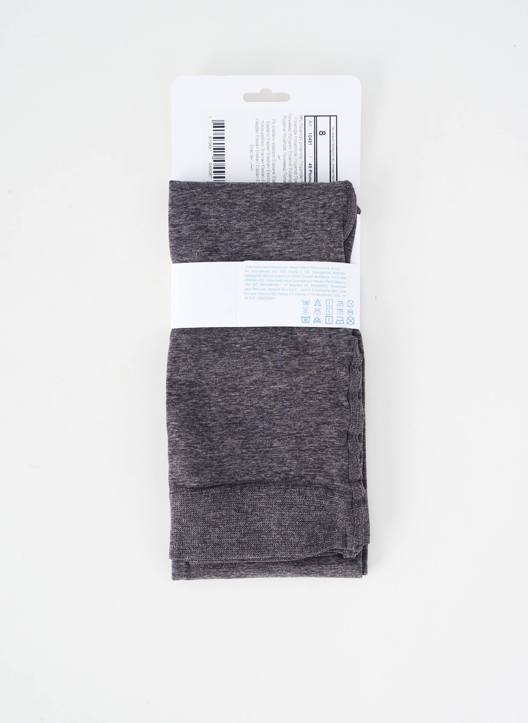 Collants tissage chiné gris MAYORAL fille