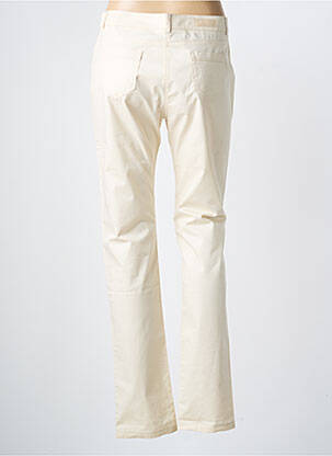 Pantalon slim stretch taille normale beige FRED SABATIER femme