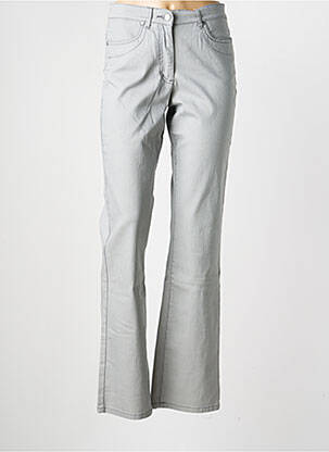Jeans coupe droite stretch taille normale gris JENSEN femme