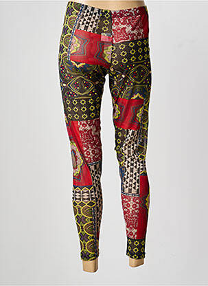 Legging taille normale taille normale rouge FRANCK ANNA femme