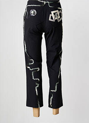 Pantalon 7/8 taille à pinces taille normale noir ENJOY femme