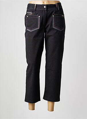 Pantalon 7/8 stretch taille normale noir JAC JAC femme