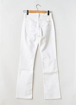 Jeans bootcut taille haute taille haute blanc MUSTANG femme