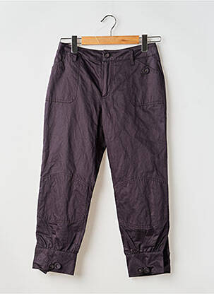 Pantacourt tissage popeline taille normale violet DIPLODOCUS femme