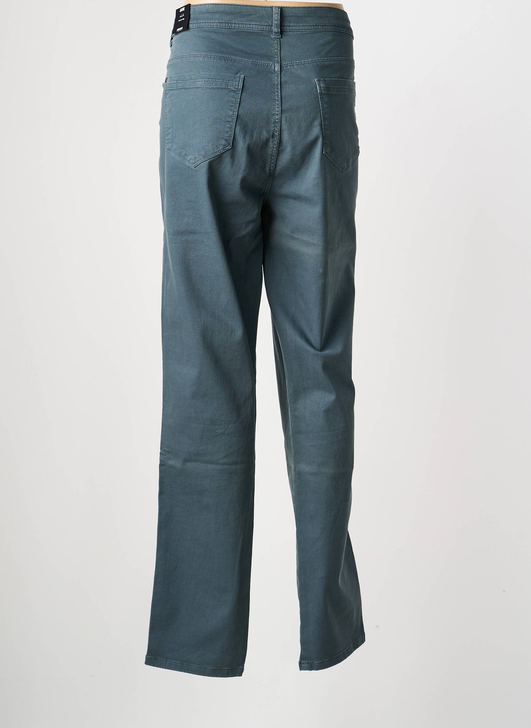 Jeans coupe slim stretch taille normale vert JENSEN femme