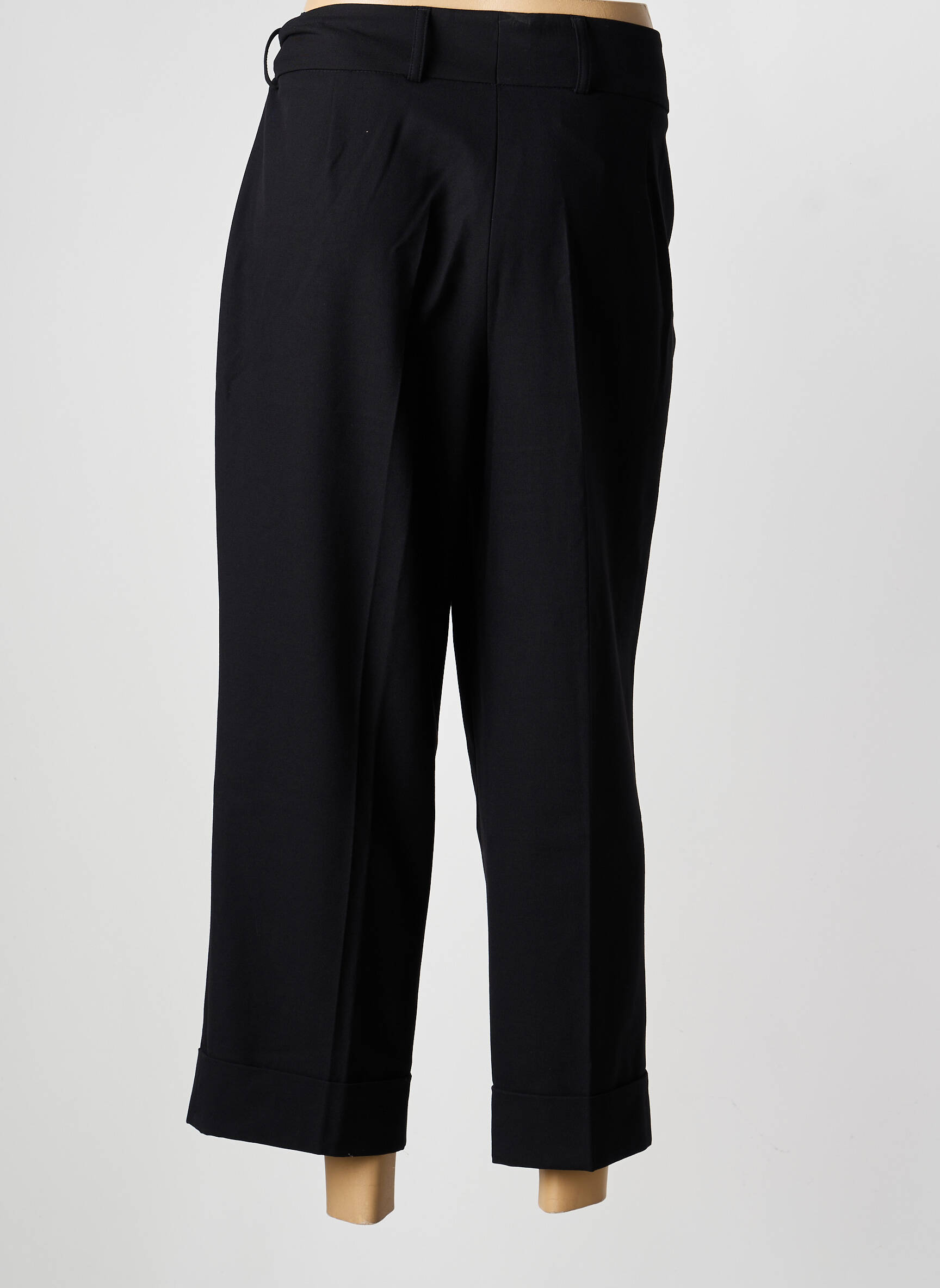 Pantalon 7/8 taille élastique taille normale noir STEILMANN femme