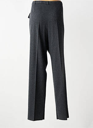 Pantalon droit fermeture zippée sous rabat boutonné taille normale gris PAUPORTÉ femme
