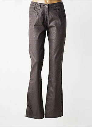 Pantalon flare stretch taille normale gris ON PARLE DE VOUS femme